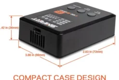 S100 SMART CHARGER 1X100W - CON ALIMENTATORE GAN 65W - 1-6A - LIPO [LI-XX] 1/4S