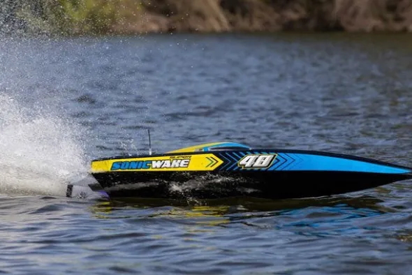 SUPER SONICWAKE 48" 8S - RTR MOTOSCAFO - BLU