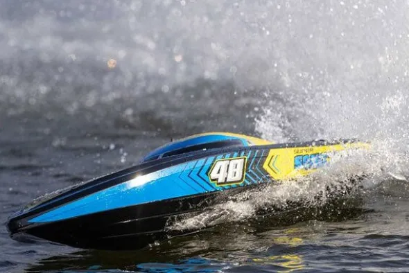 SUPER SONICWAKE 48" 8S - RTR MOTOSCAFO - BLU