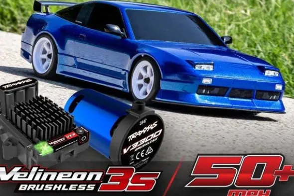 4-TEC 2.0 NISSAN 240SX VX3 BRUSHLESS - RTR ON-ROAD 1:10 - BLU