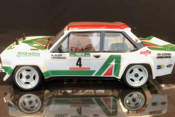 THE RALLY LEGENDS - FIAT 131 ABARTH ALITALIA- RTR RALLY 1:10