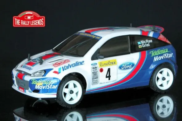THE RALLY LEGENDS - FORD FOCUS WRC RALLY MCRAE-GRIST 2001 - RTR RALLY 1:10