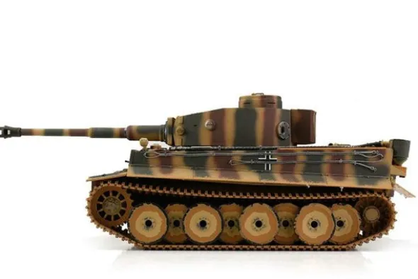 TIGER 1 LATE VERSION - PALLINI 1:16 CINGOLI IN METALLO - MIMETICO