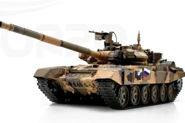 T-90 MIMETICO PALLINI / INFRAROSSI 1:16 - CINGOLI METALLO