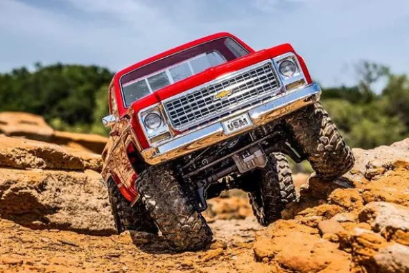TRX-4 CHEVROLET K10 - RTR CRAWLER 1:10 - ROSSO