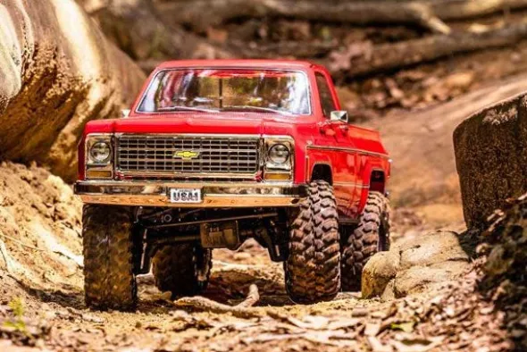 TRX-4 CHEVROLET K10 - RTR CRAWLER 1:10 - ROSSO