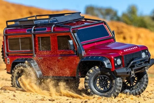 TRX-4 LAND ROVER DEFENDER - RTR CRAWLER 1:10 - ROSSO