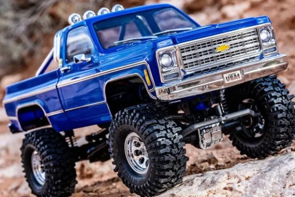 TRX-4M CHEVROLET K10 - RTR CRAWLER 1:18 - BLU