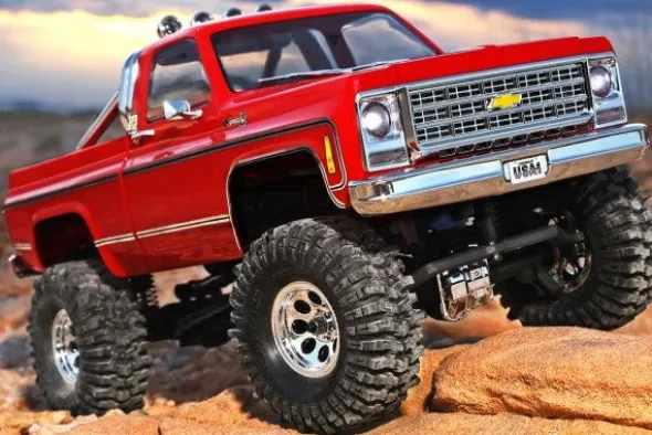 TRX-4M CHEVROLET K10 - RTR CRAWLER 1:18 - ROSSO