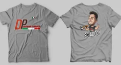 T-SHIRT GRIGIA D.P MODELLISMO PERSONALIZZATA - TAGLIA L