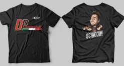 T-SHIRT NERA D.P MODELLISMO PERSONALIZZATA - TAGLIA XL