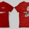 T-SHIRT ROSSA D.P MODELLISMO PERSONALIZZATA - TAGLIA S