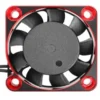 VENTOLA RAFFREDDAMENTO IN ALLUMINIO 40MM BLACK/RED