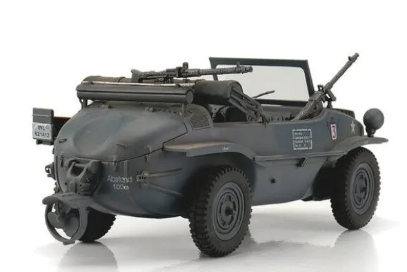 VW SCHWIMMWAGEN T166 - VEICOLO MILITARE 1:16 - NERO