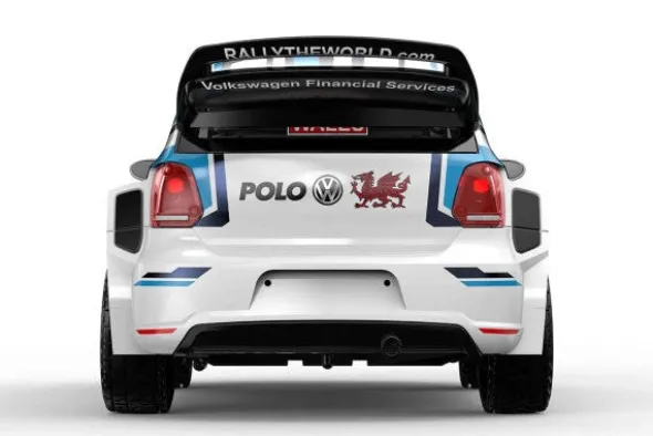 WOLKSWAGEN POLO R WRC 4WD - RTR RALLY - 1:10